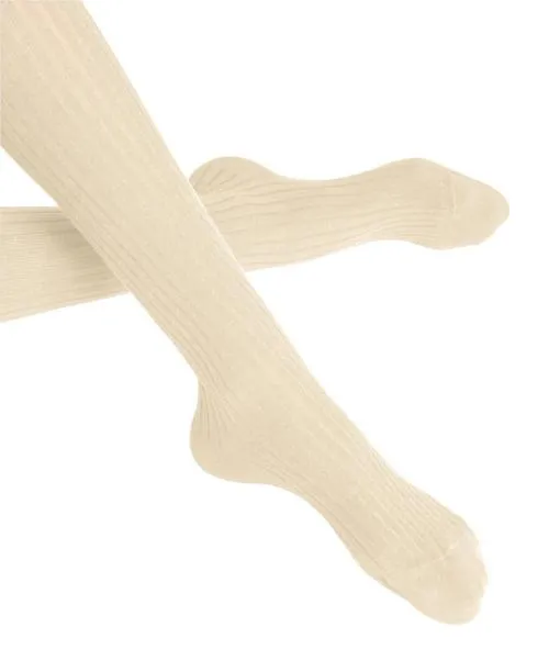 Women Cross Knit Women Tights Creme FALKE Nude Tights