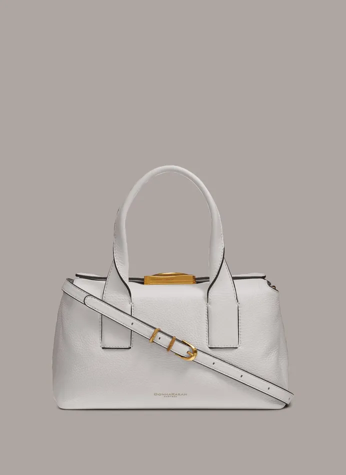 Women Crossbody Bags And Satchels Donna Karan AMAGANSETT SATCHEL BAG Brilliant White Women Crossbody Bags And Satchels Donna Karan AMAGANSETT SATCHEL BAG Brilliant White