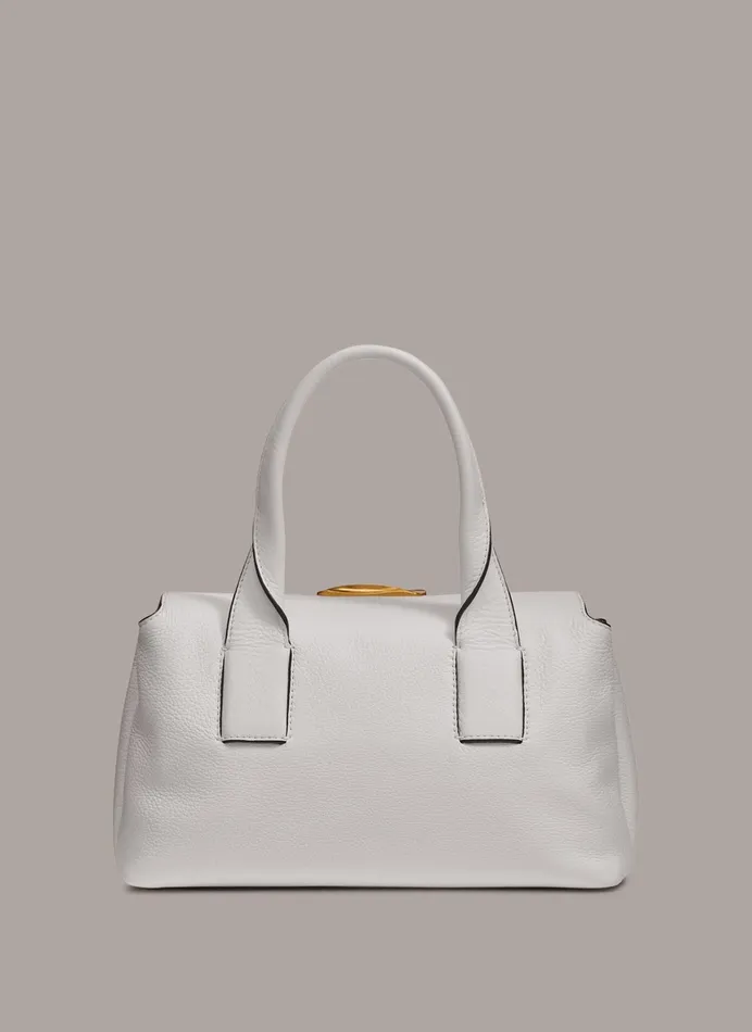 Women Crossbody Bags And Satchels Donna Karan AMAGANSETT SATCHEL BAG Brilliant White
