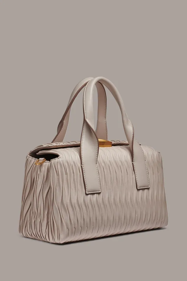 Women Crossbody Bags And Satchels Donna Karan AMAGANSETT SATCHEL BAG Sand