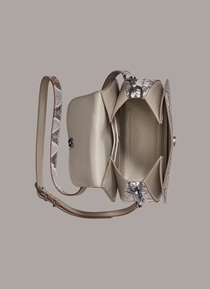 Women Crossbody Bags And Satchels Donna Karan BELLEROSE CROSSBODY Multi Python