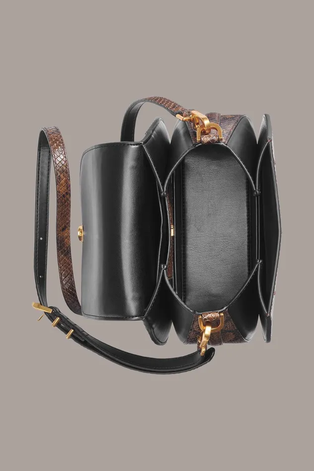 Women Crossbody Bags And Satchels Donna Karan BELLEROSE CROSSBODY Teak