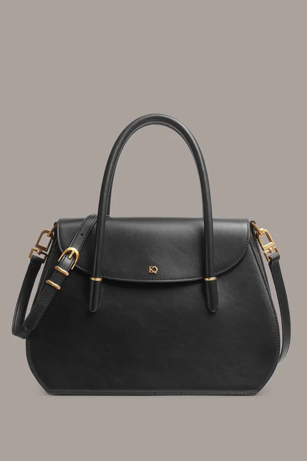 Women Crossbody Bags And Satchels Donna Karan BELLEROSE SATCHEL Black