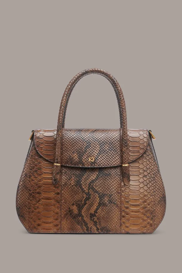 Women Crossbody Bags And Satchels Donna Karan BELLEROSE SATCHEL Teak
