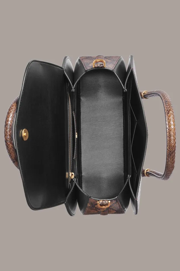 Women Crossbody Bags And Satchels Donna Karan BELLEROSE SATCHEL Teak