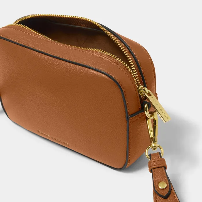 Women Crossbody Bags Katie Loxton Marni Cognac Mini Crossbody Bag 8211 Vegan Leather