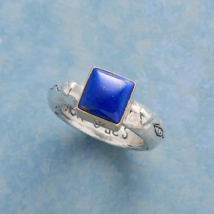 Women Deep Vision Lapis Ring Sundance Catalog Rings