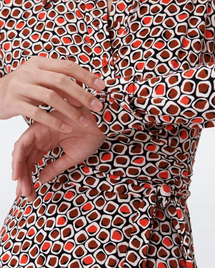 Women Didi Dress Pebbles Red DVF Dresses
