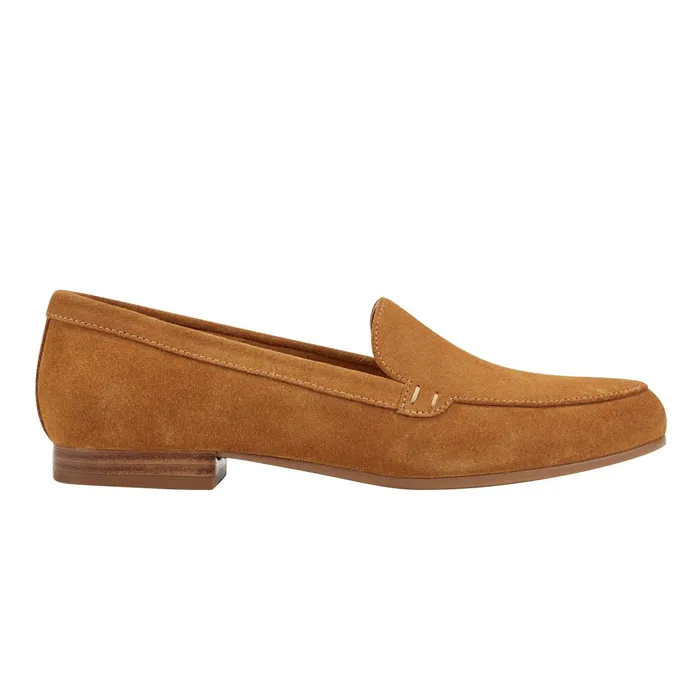 Women Docida Loafer Brown Suede Marc Fisher Loafers and Flats