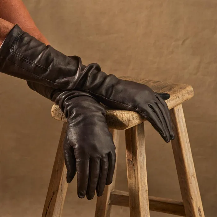 Women Drava Elbow Tech Gloves Chocolate Sundance Catalog Scarves and Gloves Women Drava Elbow Tech Gloves Chocolate Sundance Catalog Scarves and Gloves