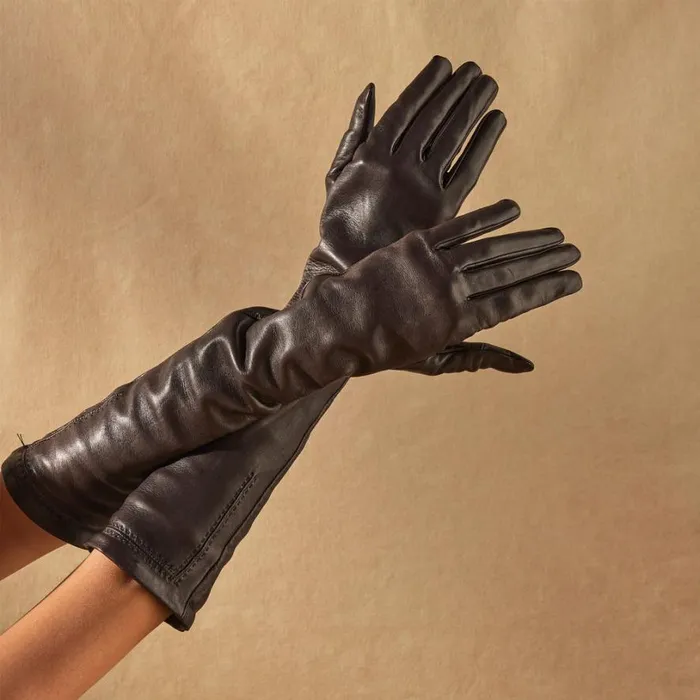 Women Drava Elbow Tech Gloves Chocolate Sundance Catalog Scarves and Gloves Women Drava Elbow Tech Gloves Chocolate Sundance Catalog Scarves and Gloves