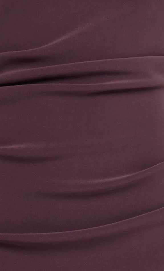 Women Dresses Bec Bridge ANDY ASYM MIDI DRESS Plum