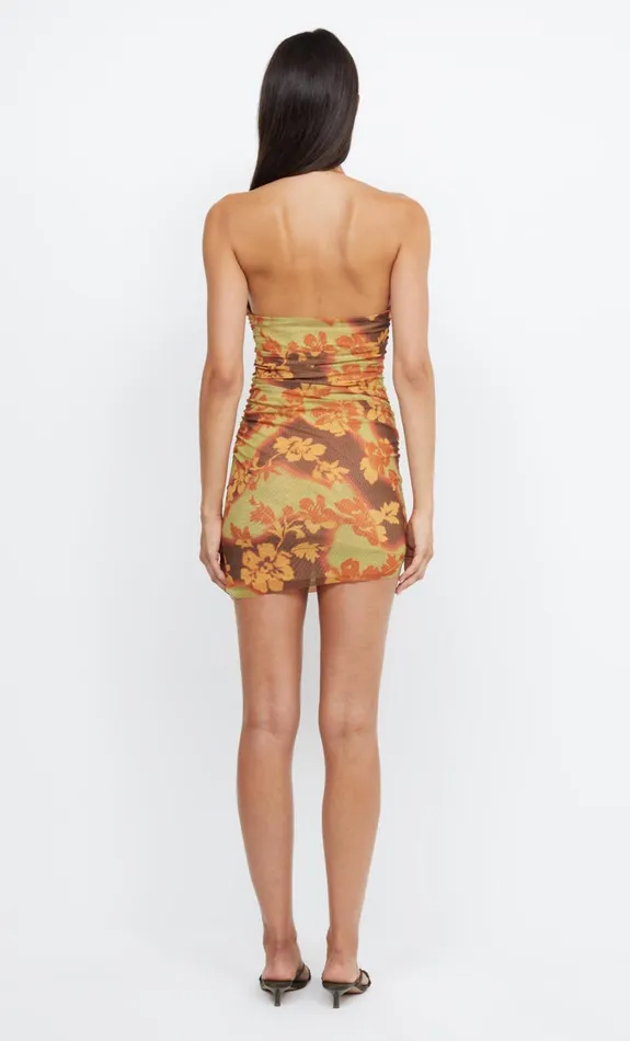 Women Dresses Bec Bridge JULIEN ASYM MINI DRESS Hibiscus Patch