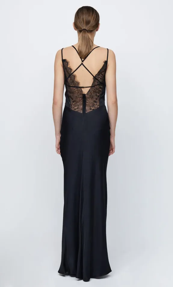 Women Dresses Bec Bridge LUCILLE LACE MAXI DRESS Black
