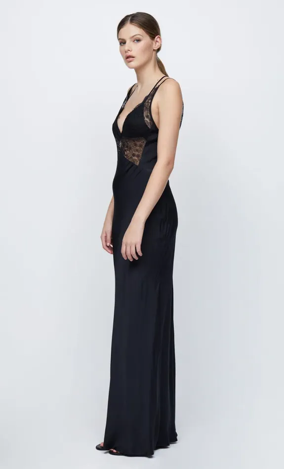 Women Dresses Bec Bridge LUCILLE LACE MAXI DRESS Black