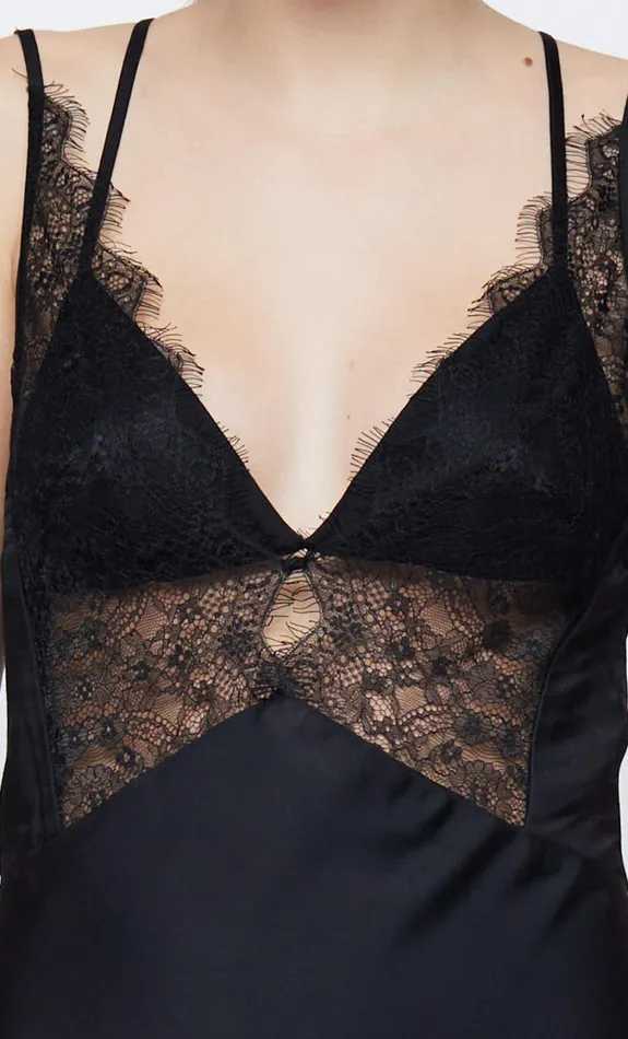 Women Dresses Bec Bridge LUCILLE LACE MAXI DRESS Black