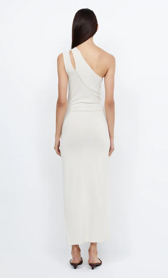 Women Dresses Bec Bridge MIRA ASYM KNIT MAXI DRESS Ivory