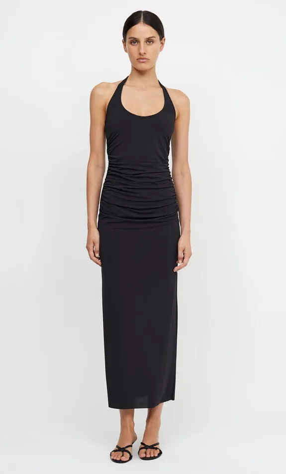 Women Dresses Bec Bridge MYLA HALTER MAXI DRESS Black