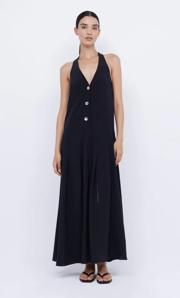 Women Dresses Bec Bridge PIPER HALTER MAXI DRESS Black