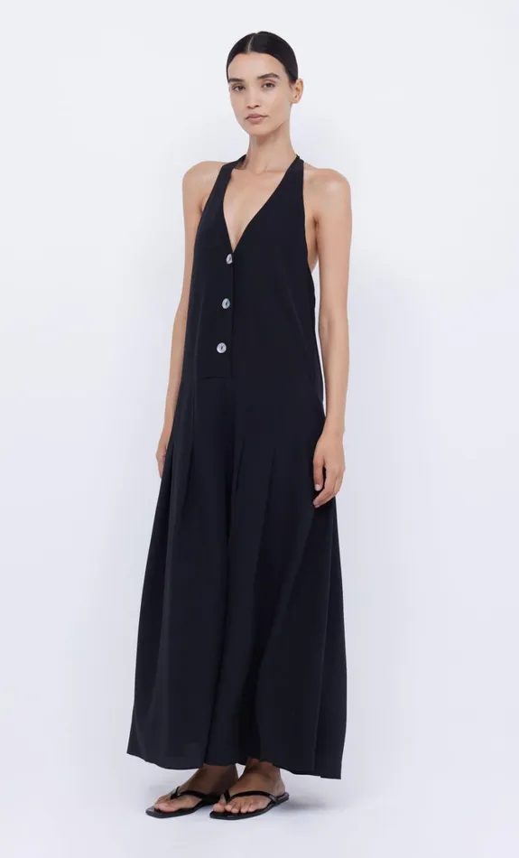 Women Dresses Bec Bridge PIPER HALTER MAXI DRESS Black