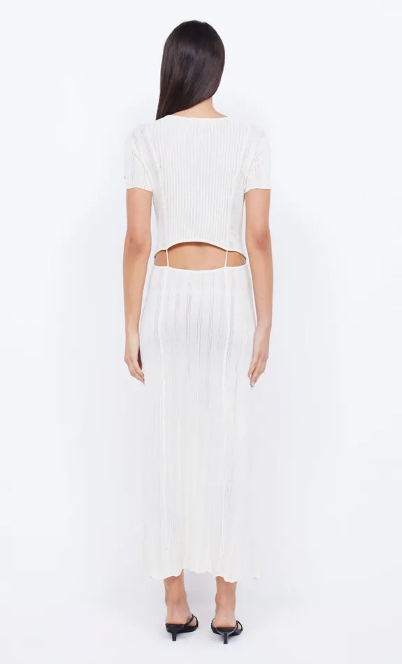 Women Dresses Bec Bridge SAMMY CAP SLEEVE KNIT MAXI Ivory