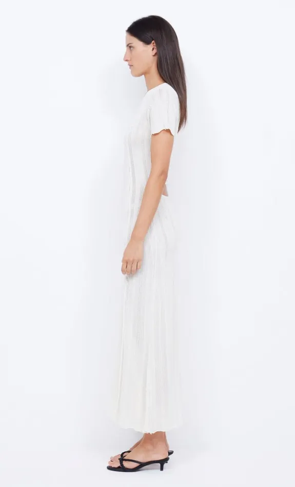 Women Dresses Bec Bridge SAMMY CAP SLEEVE KNIT MAXI Ivory