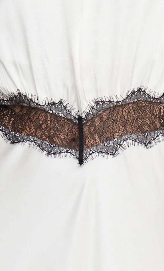 Women Dresses Bec Bridge SPENCER LACE STRAPLESS MAXI Ivoryblack