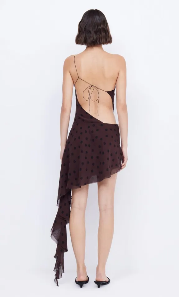 Women Dresses Bec Bridge TURNER CUT OUT MINI DRESS Chocolateblack