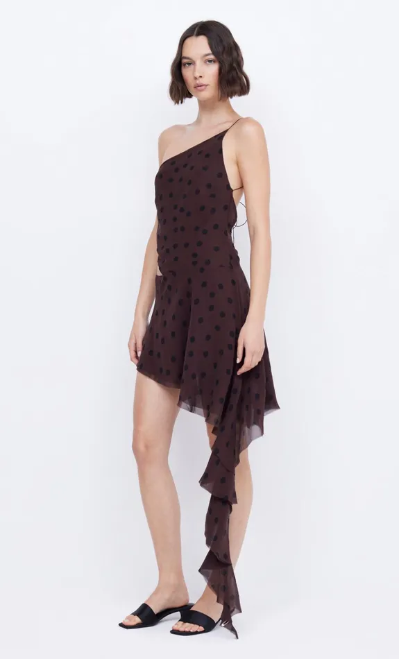 Women Dresses Bec Bridge TURNER CUT OUT MINI DRESS Chocolateblack