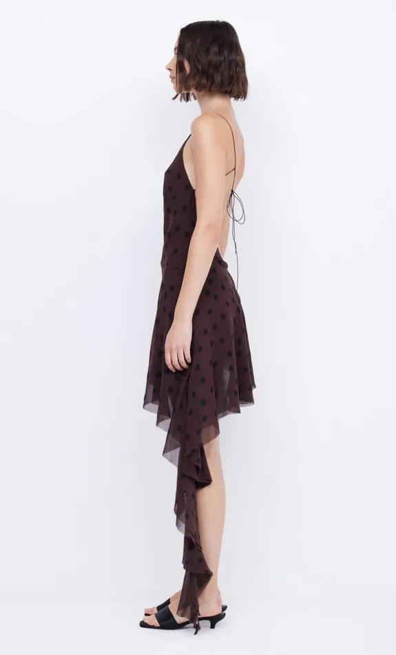 Women Dresses Bec Bridge TURNER CUT OUT MINI DRESS Chocolateblack