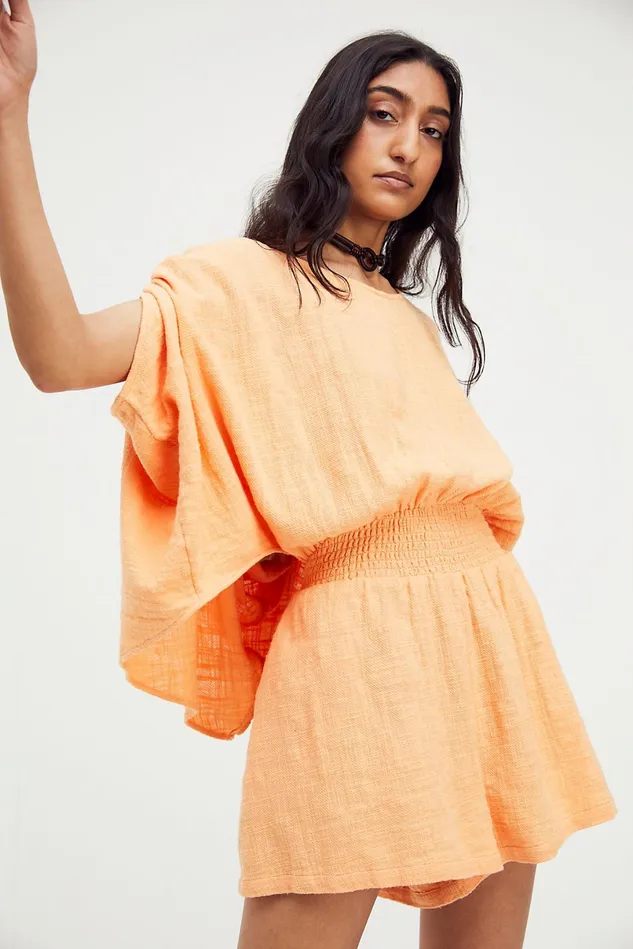 Women Dresses Free People Pietro Romper Melo Pearl