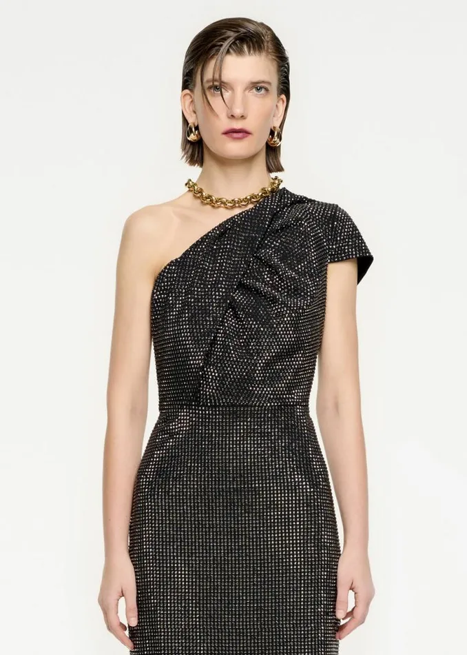 Women Dresses Roland Mouret Asymmetric Diamante Maxi Dress