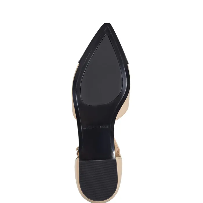 Women Elesia D039Orsay Flat Natural Marc Fisher Loafers and Flats