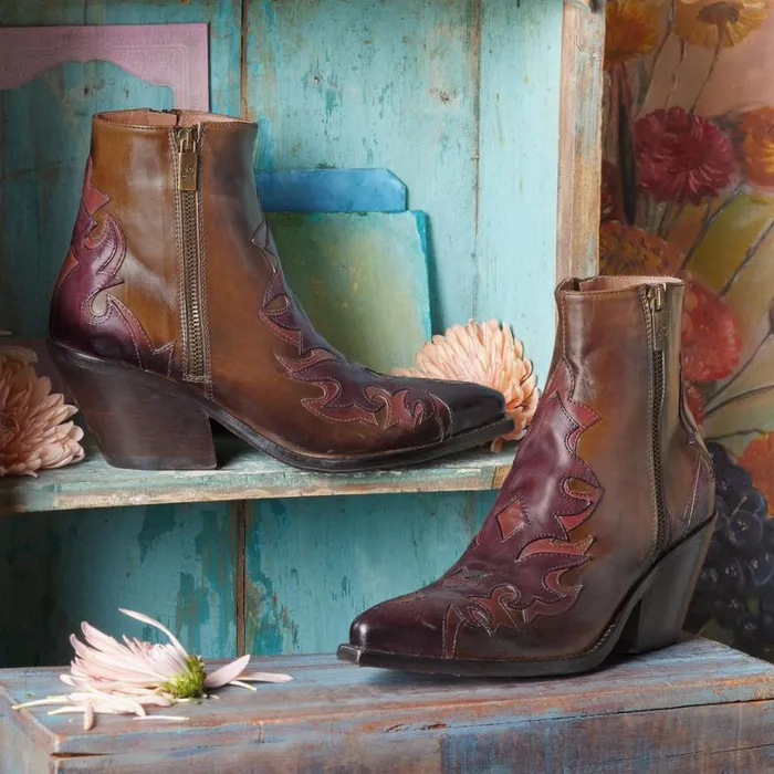Women Emblazoned Boots Bronze Sundance Catalog Boots Women Emblazoned Boots Bronze Sundance Catalog Boots