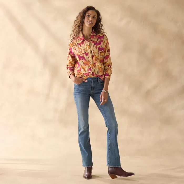 Women Equestrian Joy Shirt Gold Sundance Catalog Tops Women Equestrian Joy Shirt Gold Sundance Catalog Tops