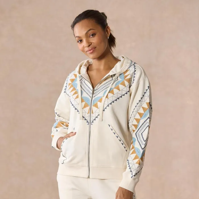 Women Esker Zip Hoodie Vanilla Sundance Catalog Jackets and Coats Women Esker Zip Hoodie Vanilla Sundance Catalog Jackets and Coats