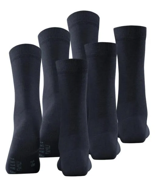 Women Family 3Pack Women Socks Dark Navy FALKE Socks