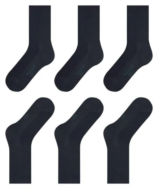 Women Family 3Pack Women Socks Dark Navy FALKE Socks