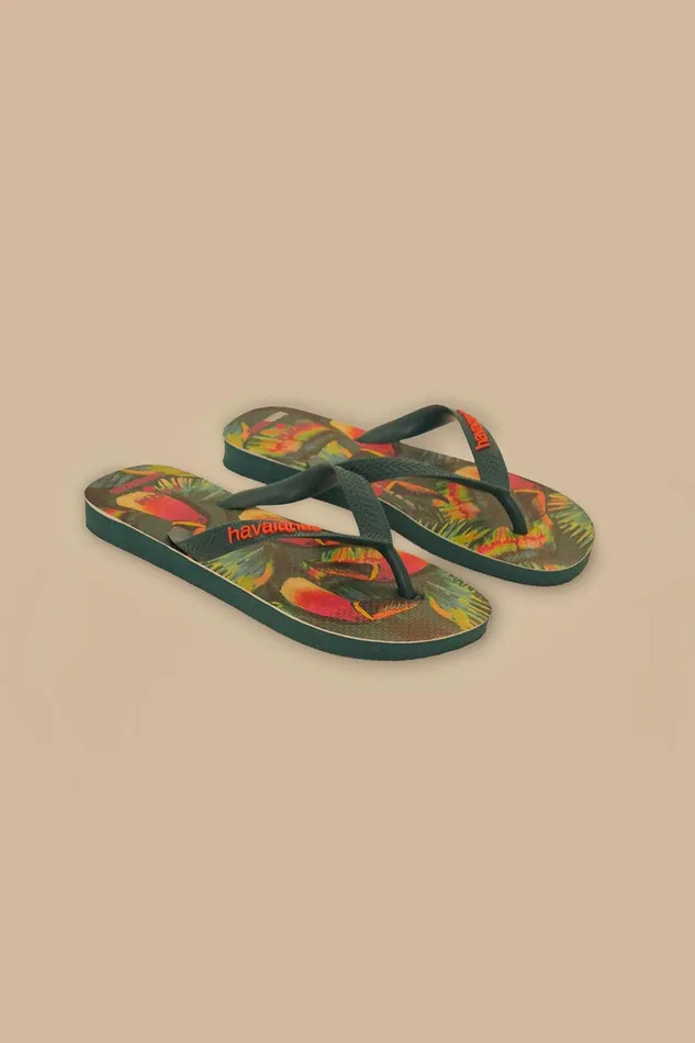 Women Farm Tuca Havaianas Sandals Green FARM Rio Sandals