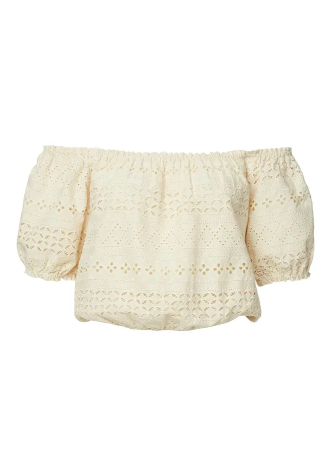 Women Fig Cream Scoopneck Womens Blouse Cream Buffalo David Bitton Blouses