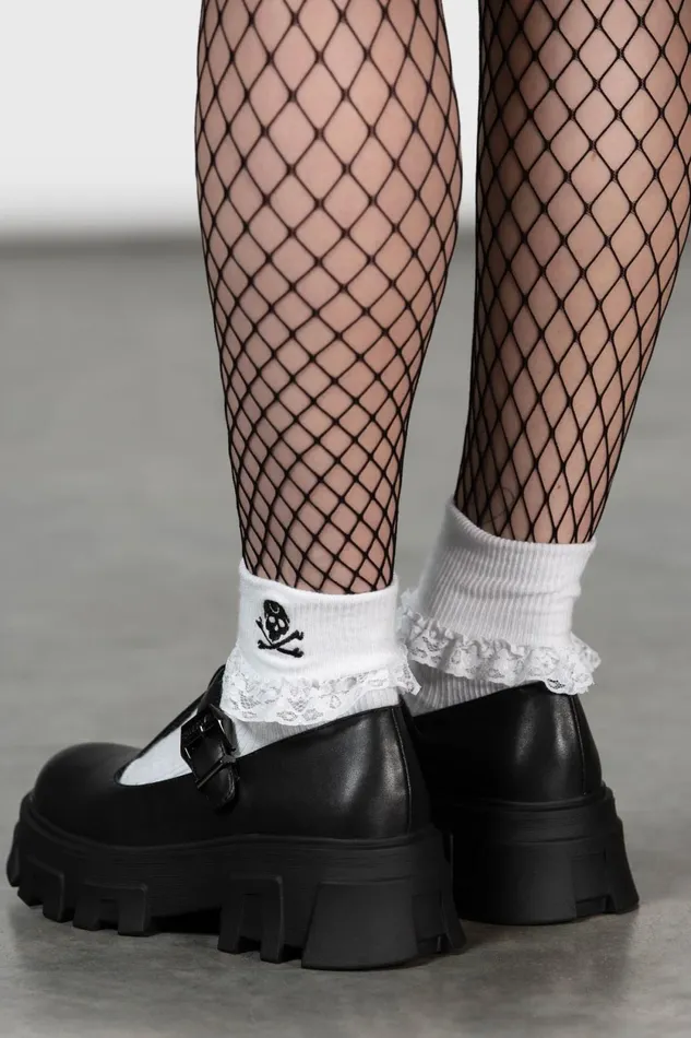 Women Flats and Trainers Killstar Eclipse Mary Janes