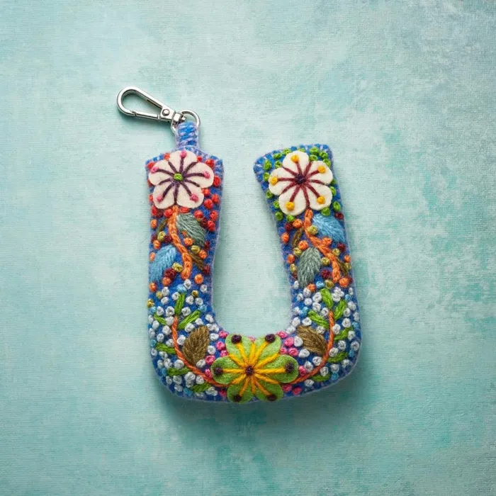 Women Fleur De Felt Initial Clip Multi Sundance Catalog Personalization Women Fleur De Felt Initial Clip Multi Sundance Catalog Personalization