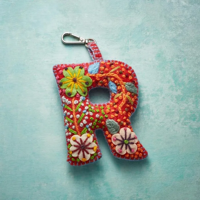 Women Fleur De Felt Initial Clip Multi Sundance Catalog Personalization Women Fleur De Felt Initial Clip Multi Sundance Catalog Personalization