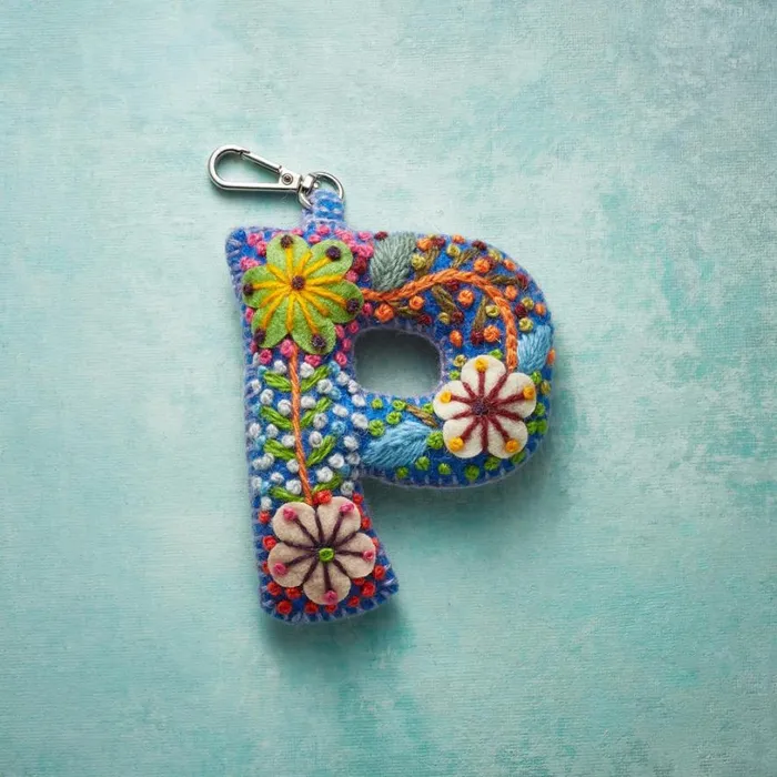 Women Fleur De Felt Initial Clip Multi Sundance Catalog Personalization Women Fleur De Felt Initial Clip Multi Sundance Catalog Personalization