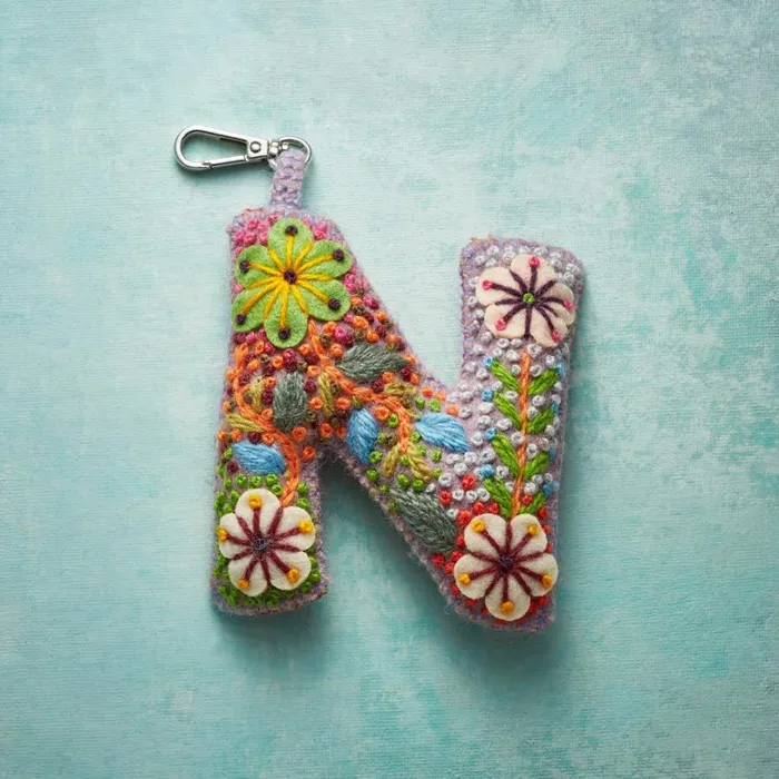 Women Fleur De Felt Initial Clip Multi Sundance Catalog Personalization Women Fleur De Felt Initial Clip Multi Sundance Catalog Personalization