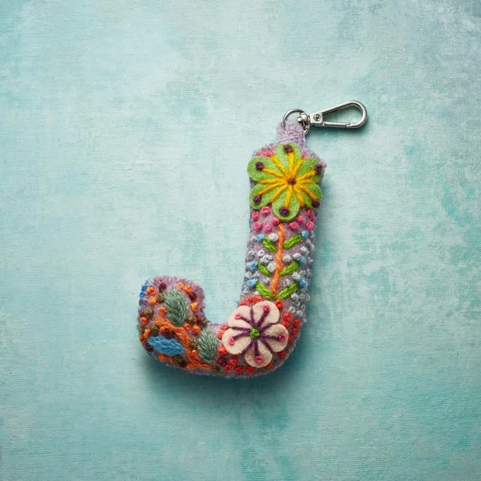 Women Fleur De Felt Initial Clip Multi Sundance Catalog Personalization Women Fleur De Felt Initial Clip Multi Sundance Catalog Personalization