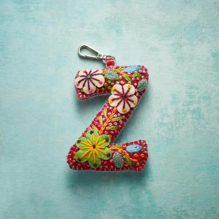 Women Fleur De Felt Initial Clip Multi Sundance Catalog Personalization Women Fleur De Felt Initial Clip Multi Sundance Catalog Personalization