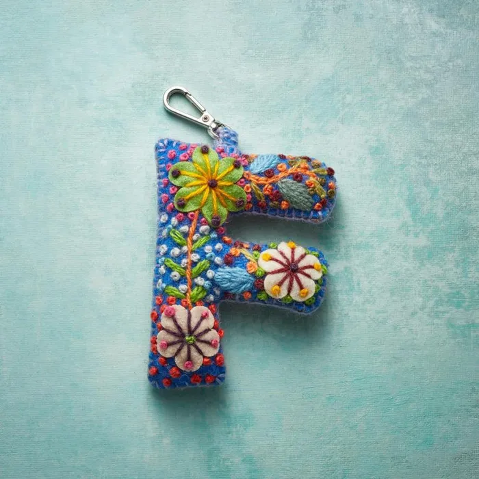 Women Fleur De Felt Initial Clip Multi Sundance Catalog Personalization Women Fleur De Felt Initial Clip Multi Sundance Catalog Personalization