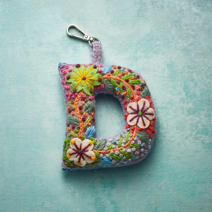 Women Fleur De Felt Initial Clip Multi Sundance Catalog Personalization Women Fleur De Felt Initial Clip Multi Sundance Catalog Personalization