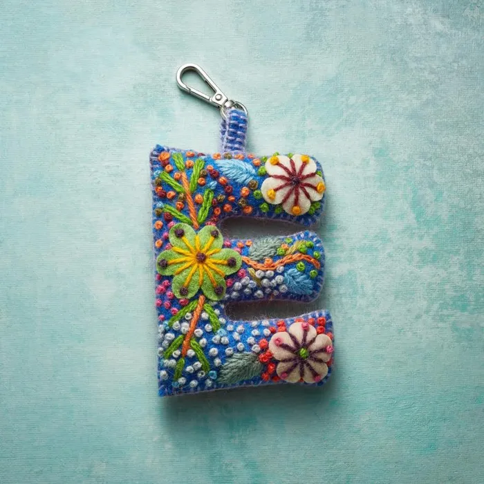 Women Fleur De Felt Initial Clip Multi Sundance Catalog Personalization Women Fleur De Felt Initial Clip Multi Sundance Catalog Personalization